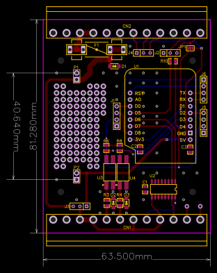 Base module board layout